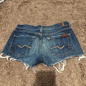 7 for all mankind shorts